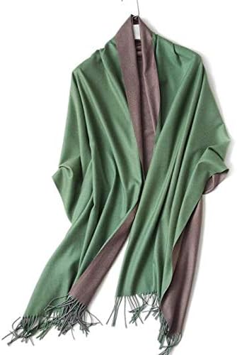2018 winter women scarf fashion solid soft cashmere scarves for ladies pashmina shawls and wraps bandana female foulard Tassel NO.9