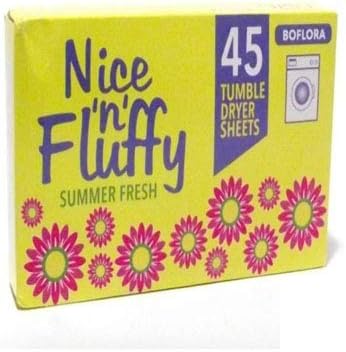 Boflora Nice N Fluffy Tumble Dryer Sheets 45 Pack 150 G Amazon Co Uk Health Personal Care