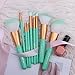 Docolor Makeup Brushes Set 9Pcs Premium Synthetic Kabuki Makeup Brushes for Foundation Powder Concealers Eye Face Blending Blush Kit