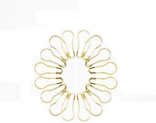 Jainsons Safety Brass Pin Pear-Shaped/Bulb-Shaped/Matka Pins 22mm 1000pcs (Golden)