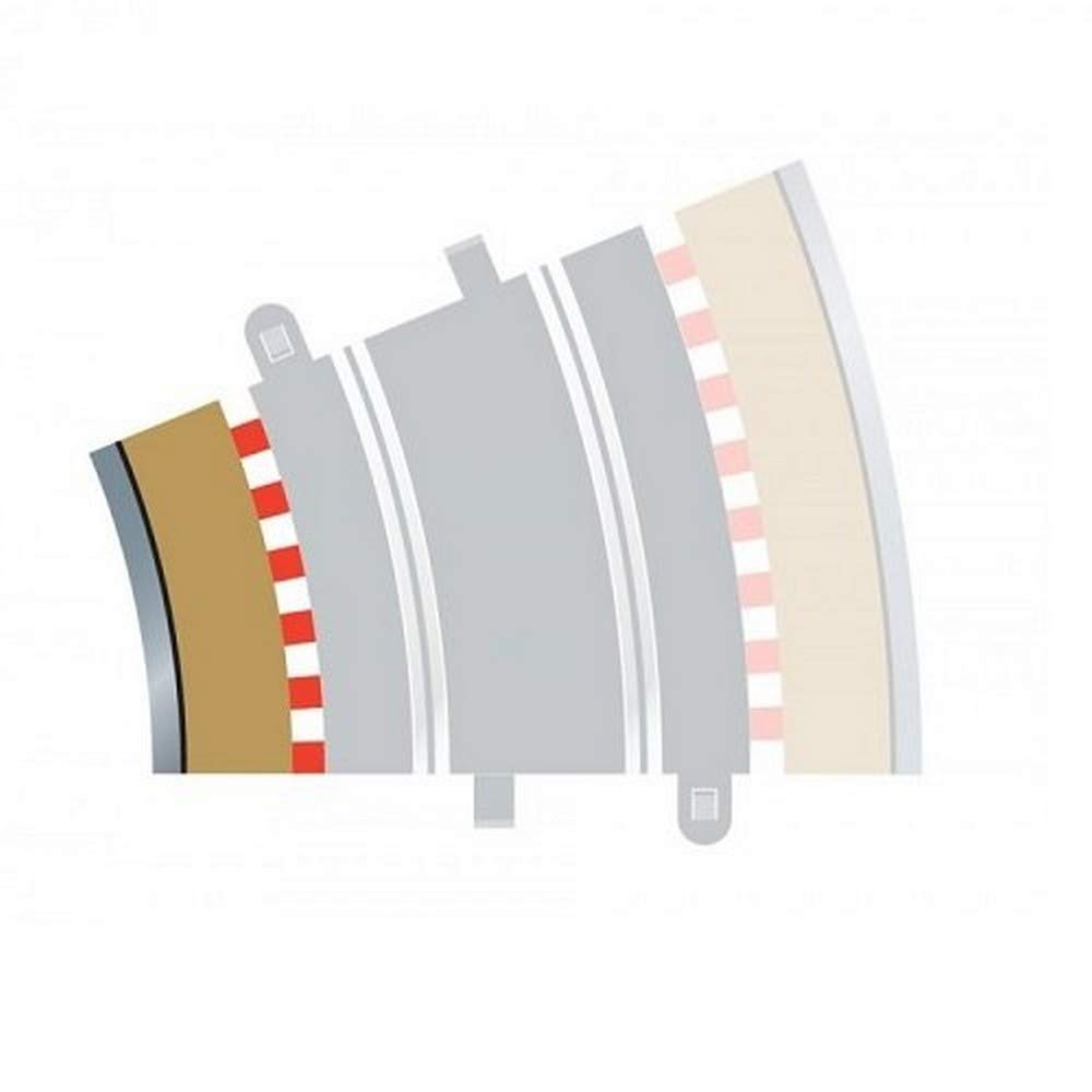 Scalextric C8281 Radius 3 Inner Border/Bar 22.5 degree 1:32 Scale Accessory