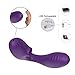 Clitoral Sucking Vibrator with Clitoris Sucker and G-Spot Stimulation, Wearable Dildos Couple Vibrators with 10 Suction & Vibration Settings, Rechargeable Waterproof Massager Sex Toys for Women