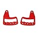 ICARS Red Front Aluminum Grab Handles for 2007-2018 JK JKU Jeep Wrangler Rubicon Sahara Sport Unlimited Accessories (Pair)