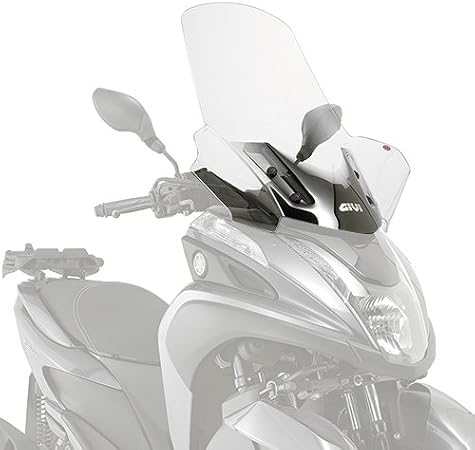 Amazon Givi バイクウィンドスクリーン 21dt ヤマハ トリシティ用 取り付けキット D21kit 付き スクリーン本体 車 バイク