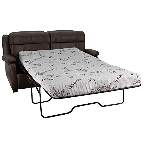 RecPro Charles Collection 65" RV Hide A Bed Loveseat Memory Foam Mattress RV Sleeper Sofa