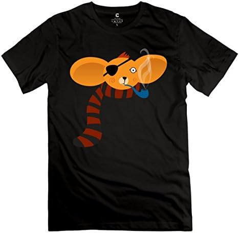 Koala With Pipe Black T-shirt For Men S