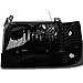 For 1992-1996 Ford F150/F250, Bronco Darkside Black Smoked Headlights Set + Tail Lights 1993 1994 1995