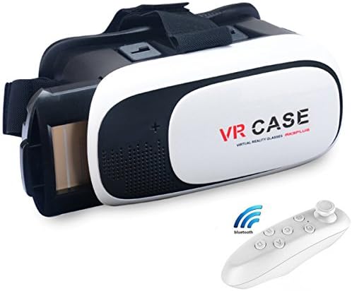 3D VR heardset 2.0 II Virtual Reality Glasses Cardboard Game Movie For IOS Android 4.7 in-6.0in with bluetooth remote