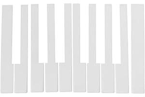 XUYIYUE Piano Key Top Piano Accessories The White Keyboard Top Does Not Require Sanding For Easy Installation Of The Piano Key Replacement