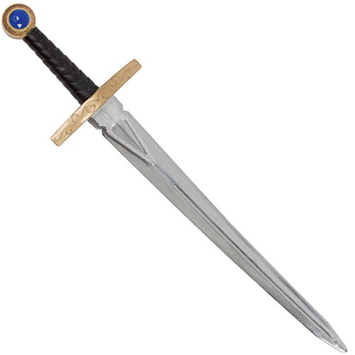 Star Power Child Royal Knight Medieval Plastic Crusader Sword, One Size (19.5")