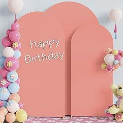 Fomcet Set of 3 Wedding Arch Cover