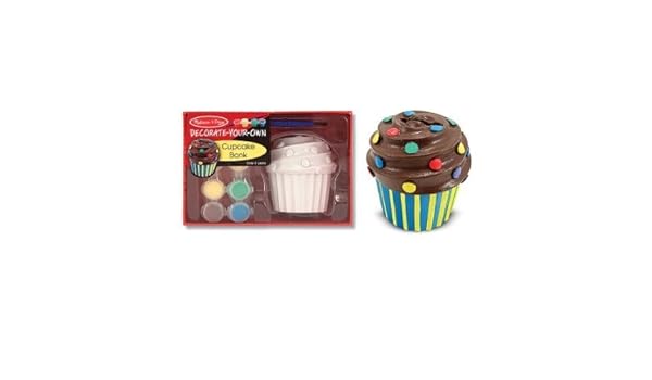 Amazon Com Decorate Your Own Cupcake Bank 1 Per Pack Baby