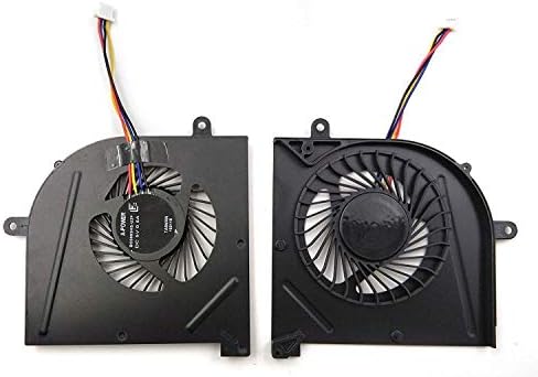 Tested Replacement CPU Cooling Fan for MSI GS63 GS63VR GS73 GS73VR MS-16K2 MS-17B1 Series,Compatible Part Number BS5005HS-U2F1 (4 Wires)