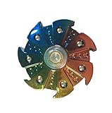 1 Pcs Hand Spinner Toys 3D card Figit Premium quality EDC Focus for Kids Perfectly Fits inside the Pocket Spins