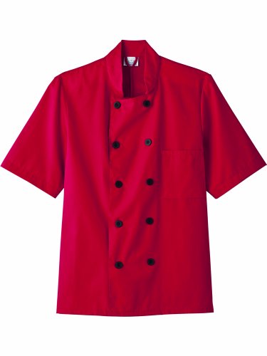 Five Star 18025 Adult's SS Chef Jacket Red 4X-Large