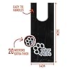 Tuff-Pets-50-Stronger-Dog-Poo-Bags-Biodegradable-Eco-Doggie-Poop-Bags-with-Tie-Handles-on-a-Roll-Cornstarch-16-Dispenser-Refill-Rolls-Thick-Doggy-Waste-Bags Tuff Pets 50% Stronger Dog Poo Bags | Biodegradable Eco Doggie Poop Bags with Tie Handles on a Roll Cornstarch | 16…