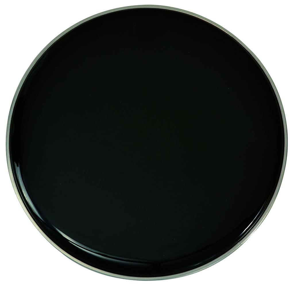 Custom Percussion 20" Black Resonant Bass Drum Head W/Control Ring