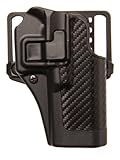 BLACKHAWK! Serpa CQC Carbon Fiber Appliqué Finish Concealment Holster, Size 24, Right Hand, (Walther P99)