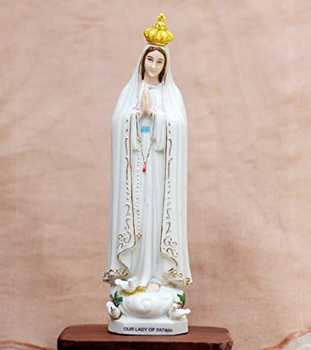 7" Inch Virgen de Fatima Statue Holy Religious Image Figure. Our Lady of Fatima