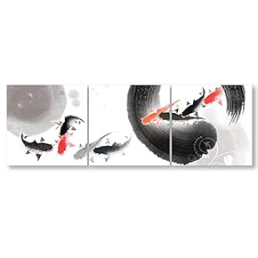 Wall26-3 Panel Canvas Wall Art- Beautiful Flowers -Giclee Painting Wall Bedroom Living Room Home Decoration - 12"x12"x3 Panels