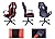 Monaco Racing Mesh Office Chair (Racer Orange)