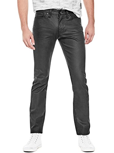 GUESS Men's Korbin Coated Slim Jeans 