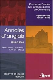 Annales d'anglais