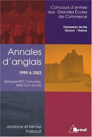 Annales d'anglais