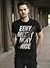 Superluxe Clothing Mens Eeny Meeny Miny Moe Negan Lucille Bat Zombie T-Shirt, XX-Large(Black)