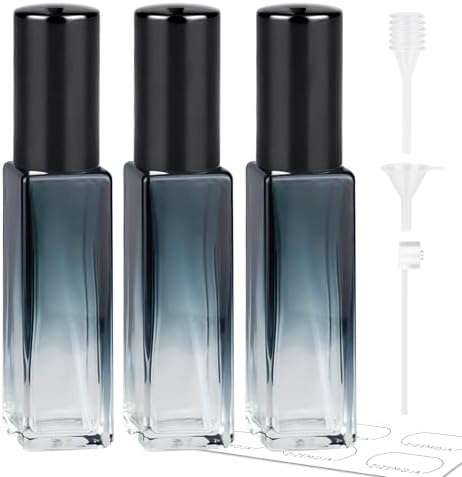 Amazon.com: Silver Metallic Perfume Atomizer Spray 10 ML for purse