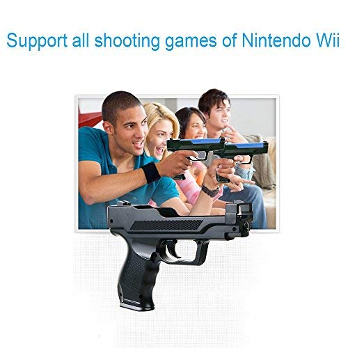 Wii Motion Plus Gun for Nintendo Wii Controller + Wii Shooting Games