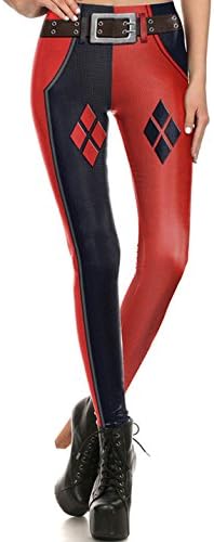 Sexy&Stylish 3d Print Harley Quinn Super Hero Deadpool Women Leggings Fitness Leggins