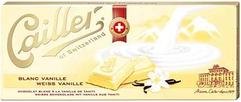 Cailler Blanc Vanille (2 x 100g) - White chocolate with vanilla extract