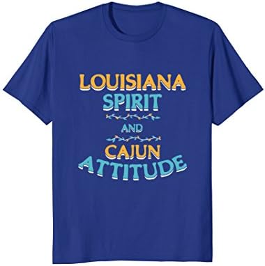 Louisiana Spirit and Cajun Attitude T Shirt
