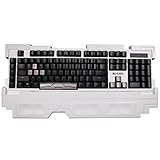 SADES Arbiter Professional Mechanical Gaming Keyboard for PC Full Non-conflict Keys (White)