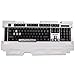 SADES Arbiter Professional Mechanical Gaming Keyboard for PC Full Non-conflict Keys (White)