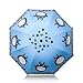 Finex­­ Fully Auto Open/Close Umbrella Totoro - Windproof - UltraSlim, Compact for Easy Carrying (Sky Blue)