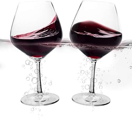 Floating Wine Glasses For The Pool - Set of 2 Shatterproof 21 Oz