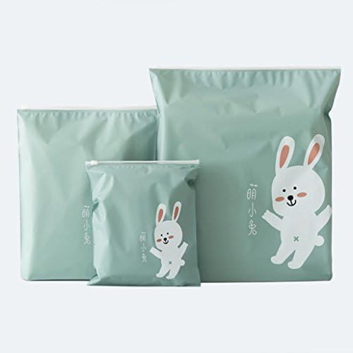 Clearance Deal! Hot Sale! Storage Bags, Fitfulvan Travel Portable Storage Bags Cartoon Pattern Practical Waterproof Storage (green)