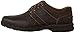 Clarks Senner Place Dark Brown Mens Oxfords