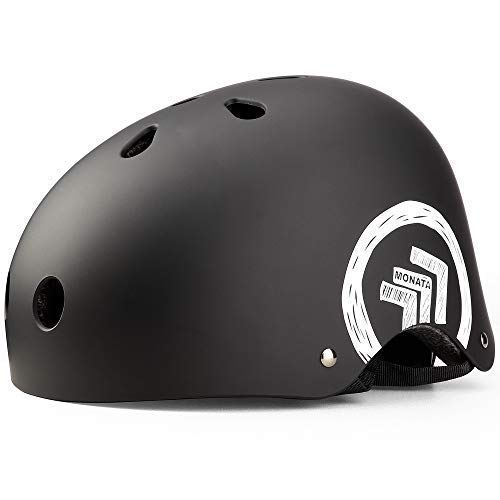 Review Of MONATA Skateboard Bike Helmet-CPSC Certified for Youth & Adults Multi-Sport Cycling,Roller...