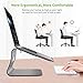 Aluminum Laptop Stand, DockCase Desk Stand for MacBook Pro Space Gray Plus USB 3.0 Hub with SD Card Reader, Ergonomic Office Laptop Holder Standthumb 2