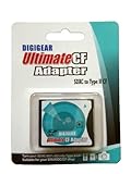 Digigear SDXCF SD SDHC SDXC to CF Type II Extreme/Ultimate Compact Flash Card Adapter, Note Not for CF Type One Slot
