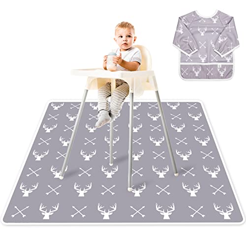 Baby Splat Mat for Under High Chair (51