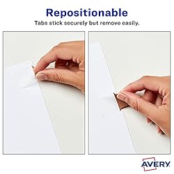 Avery Mini Ultra Tabs, 1" x 1.5", 2-Side