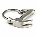 gootrades Men's Ornament Claw Hammer Car Keyring Creative Metal Keychain Pendant