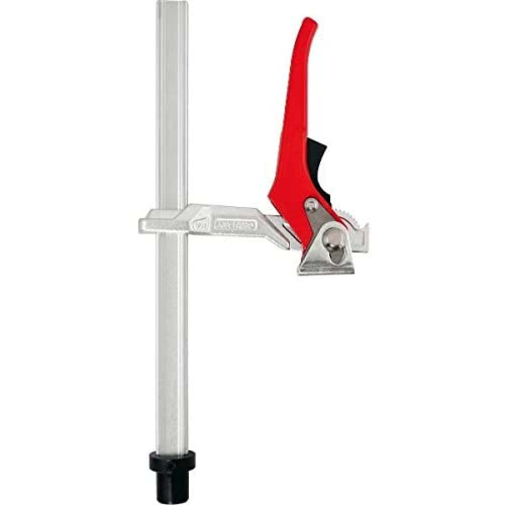 Bessey TW28-30-14H Clamping Element for Welding Tables with Lever, Red/Grey, 300/140 mm