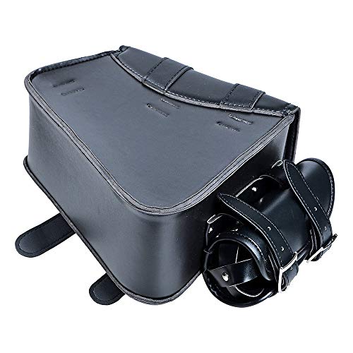 Left&Right Side Motorcycle Solo Saddle Bag and Pannier Storage Compatible with Harley Sportster XL883 XL1200