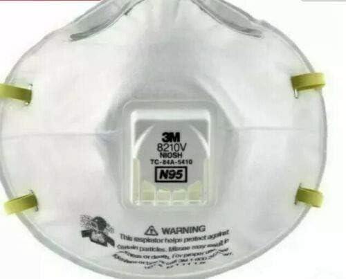 3M, 8210V, Particulate RespiratoR N 95, 1 PIECE ONLY.
