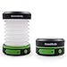 GoodBulb LED Outdoor Compact Solar Camping Lantern, Hiking Lantern, Emergency Lantern with Rechargeable USB Power Bank (Green)